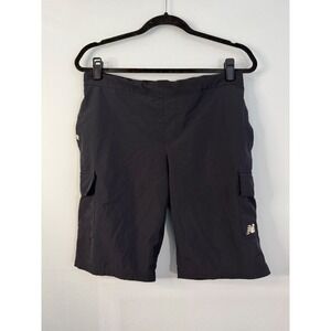 New Balance Cargo Shorts Mens XL 18/20 Black Athletic Stretch Hiking Pockets